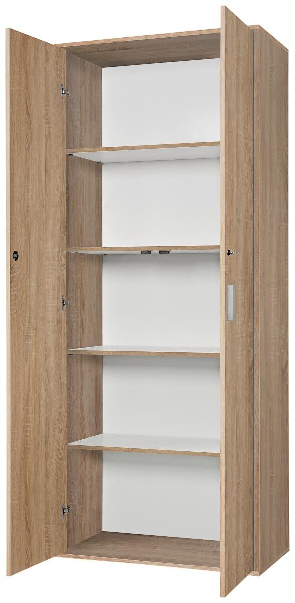Aktenschrank Kreta Eiche Sonoma Nachbildung B/H/T: ca. 75x190x39 cm – Bild 3