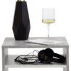 Beistelltisch Beton Optik weiß B/H/T: ca. 40x40x40 cm – Bild 2