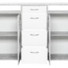 Sideboard Maximo Beton Optik weiß B/H/T: ca. 208x94x38 cm – Bild 3