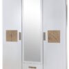 Kleiderschrank Kärnten Alpinweiß Nachbildung B/H/T: ca. 135x199x58 cm – Bild 3