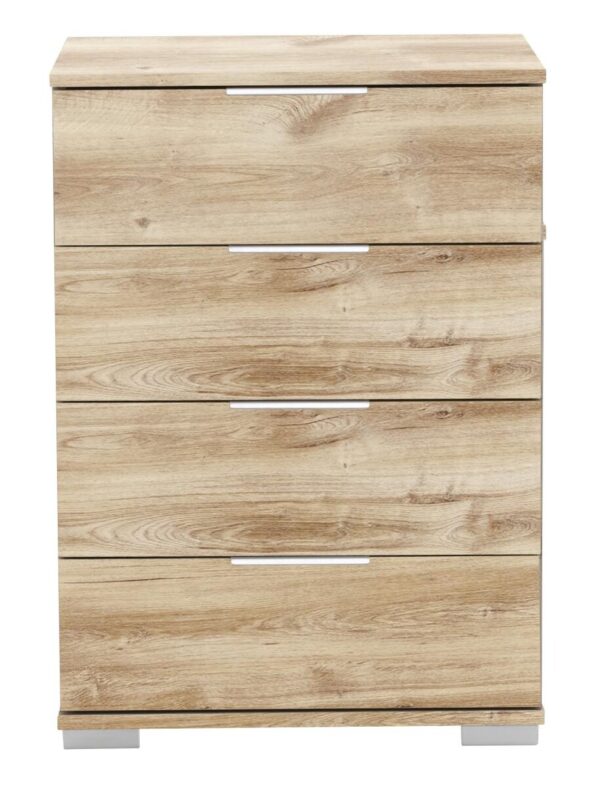 Nachtkonsole Easy Plus Eiche Nachbildung B/H/T: ca. 52x74x38 cm – Bild 2