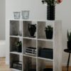 Raumteiler Max Beton Optik B/H/T: ca. 107x107x33 cm – Bild 5