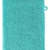 Waschhandschuh Miami türkis Baumwolle B/L: ca. 15x21 cm – Bild 2