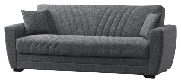 Schlafsofa Alanya grau Microfaser B/H/T: ca. 227x91x83 cm – Bild 2