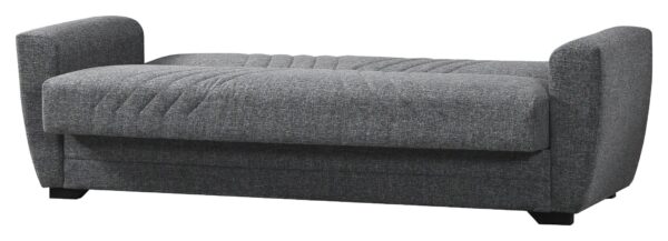 Schlafsofa Alanya grau Microfaser B/H/T: ca. 227x91x83 cm – Bild 3
