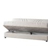 Schlafsofa Kemer beige Microfaser B/H/T: ca. 196x89x84 cm – Bild 4