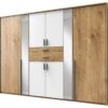 Kleiderschrank Odessa Eiche Nachbildung B/H/T: ca. 270x208x58 cm – Bild 2