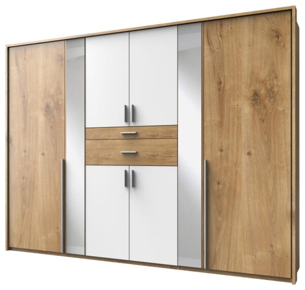 Kleiderschrank Odessa Eiche Nachbildung B/H/T: ca. 270x208x58 cm – Bild 2