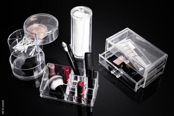 Axentia Organizer transparent Kunststoff B/H/L/D: ca. 7,5x20x7,5x8 cm – Bild 2
