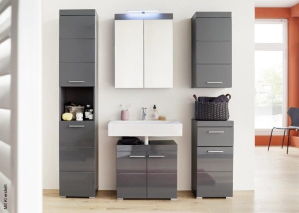 Badkommode Amanda B/H/T: ca. 37x79x31 cm – Bild 4