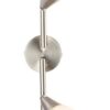 GLOBO Spotbalken Franziska nickel matt klar Glas Acryl B/H/L: ca. 8x19x60 cm 4 Brennstellen – Bild 4