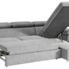 Ecksofa mit Bettfunktion und Bettkasten graubraun – Bild 3