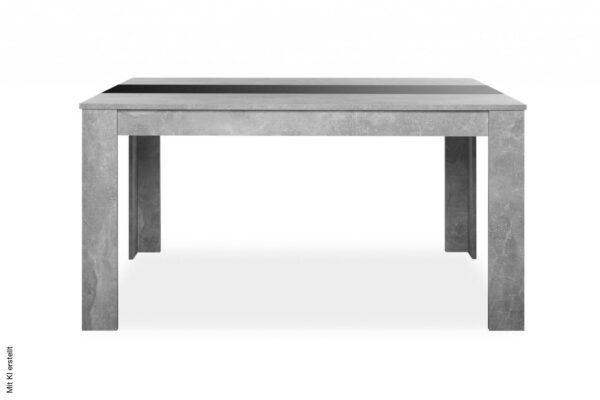 Esstisch Niklas Beton Optik B/H/T: ca. 138x74x80 cm – Bild 3