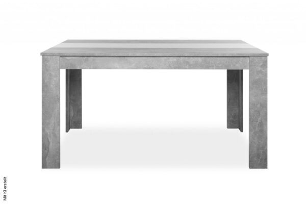 Esstisch Niklas Beton Optik B/H/T: ca. 138x74x80 cm – Bild 4