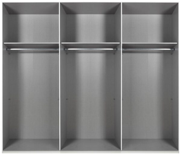 Schwebetürenschrank Minden weiß Graphit B/H/T: ca. 270x210x65 cm Schwebetürenschrank Minden weiß Graphit B/H/T: ca. 270x210x65 cm – Bild 2