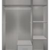 Kleiderschrank Duisburg Graphit B/H/T: ca. 135x199x58 cm – Bild 3
