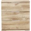 Nachtkonsole Easy Plus Eiche Nachbildung B/H/T: ca. 52x58x38 cm – Bild 2