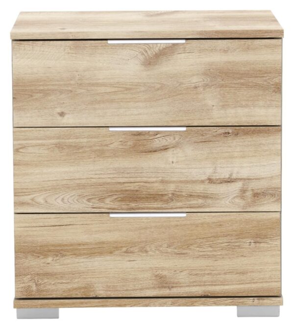 Nachtkonsole Easy Plus Eiche Nachbildung B/H/T: ca. 52x58x38 cm – Bild 2