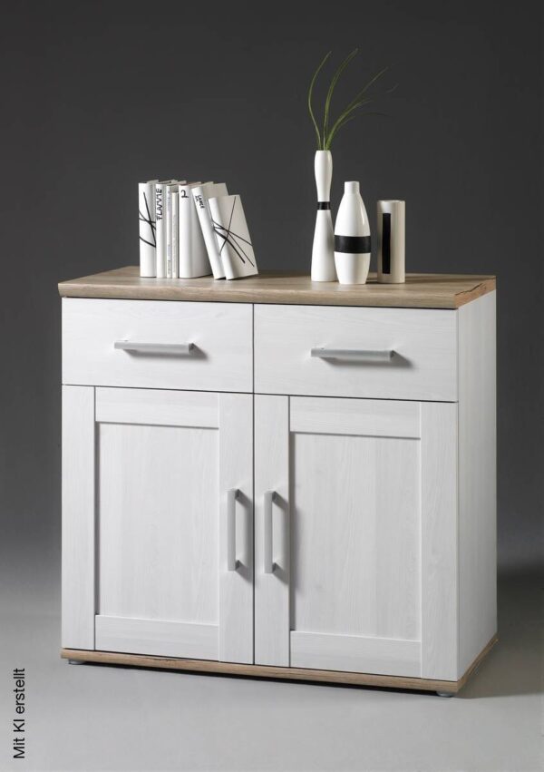 Kommode Romance Sibiu Lärche Nachbildung San-Remo Nachbildung B/H/T: ca. 93x89x45 cm – Bild 2