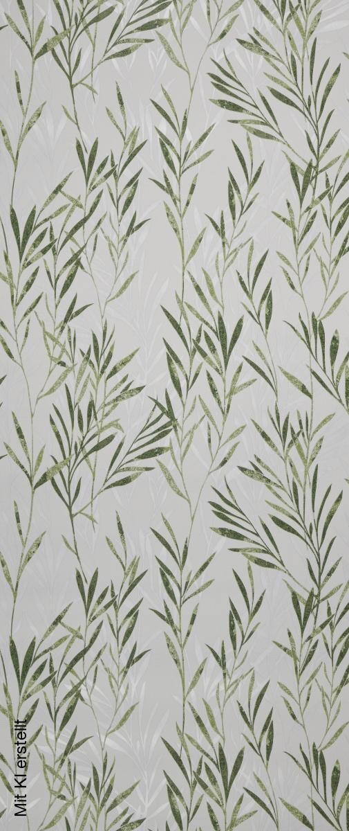 Vliestapete Gräser weiß grün B/L: ca. 53x1005 cm Vliestapete Gräser weiß grün B/L: ca. 53x1005 cm – Bild 3