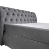 Boxspringbett Agnes dunkelgrau Liegefläche B/L: ca. 180x200 cm – Bild 3