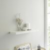 Wandboard Shelvy 60 weiß hochglänzend B/H/T: ca. 60x4x24 cm – Bild 2