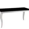 Esstisch CT053 schwarz lackiert B/H/T/S: ca. 160x76x90x1 cm Esstisch CT053 schwarz lackiert B/H/T/S: ca. 160x76x90x1 cm – Bild 3