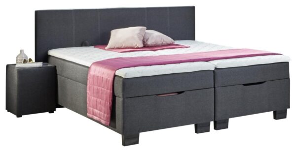 Boxbett Trevi anthrazit Liegefläche B/L: ca. 180x200 cm – Bild 2