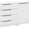 Kommode Aldono Deluxe Alpinweiß B/H/T: ca. 160x81x42 cm – Bild 2