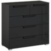 Kommode Aldono Deluxe Graphit B/H/T: ca. 80x81x42 cm – Bild 2