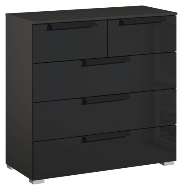 Kommode Aldono Deluxe Graphit B/H/T: ca. 80x81x42 cm – Bild 2