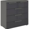 Kommode Aldono Deluxe Graphit B/H/T: ca. 80x81x42 cm – Bild 5
