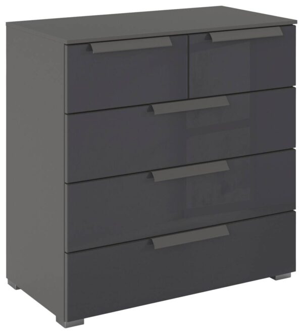Kommode Aldono Deluxe Graphit B/H/T: ca. 80x81x42 cm – Bild 5