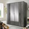 Kleiderschrank Duisburg Graphit B/H/T: ca. 180x199x58 cm – Bild 2