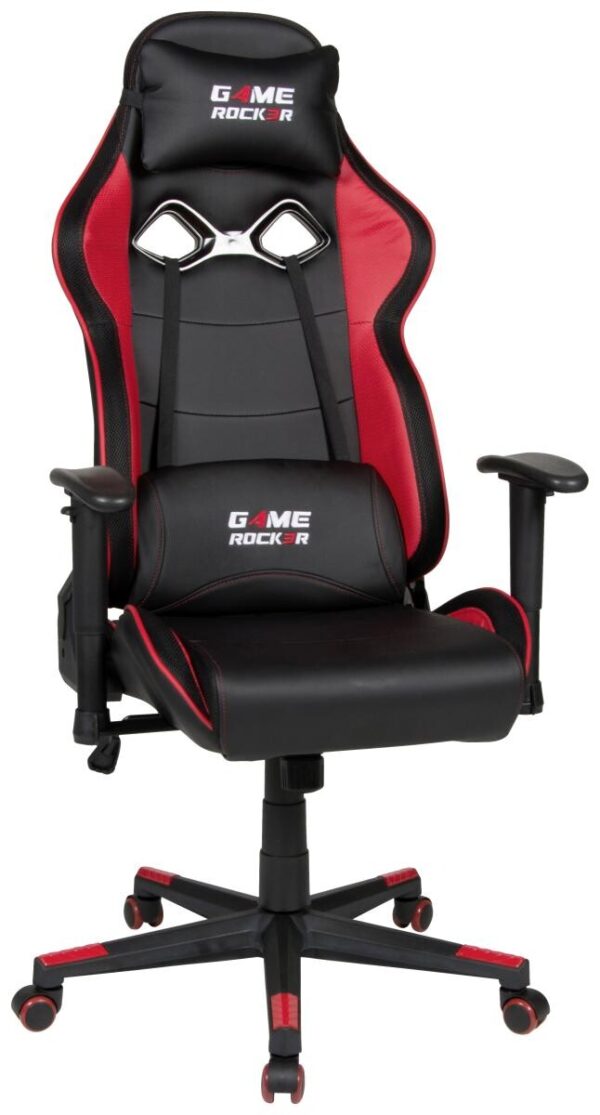 Gaming-Sessel Game Rocker schwarz rot – Bild 2