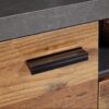TV-Lowboard Mood Old Wood Nachbildung Beton dunkel Optik B/H/T: ca. 180x65x44 cm – Bild 4