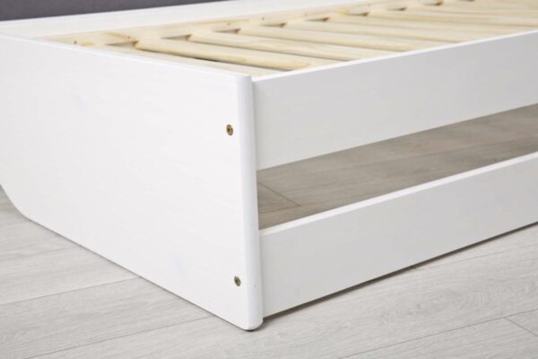 Funktionsbett Lotar weiß Liegefläche B/L: ca. 90x200 cm – Bild 4