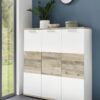 Kommode Hugo weiß Old Wood hell Nachbildung B/H/T: ca. 116x122x38 cm – Bild 3