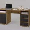 Schreibtisch Primus Eiche Artisan Nachbildung anthrazit B/H/T: ca. 145x74x65 cm – Bild 2