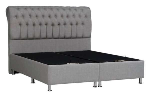 Polsterbett Elegance grau Liegefläche B/L: ca. 180x200 cm – Bild 3