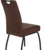 Stuhl Beate braun Vintage B/H/T: ca. 43x99x60 cm – Bild 2