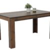 Tischgruppe Helene Old Wood Nachbildung schwarz B/H/T: ca. 140x76x80 cm – Bild 3