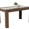 Tischgruppe Helene Old Wood Nachbildung schwarz B/H/T: ca. 140x76x80 cm – Bild 5