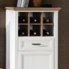 Stauraumelement Jasmin Eiche Artisan Nachbildung weiß Pinie Nachbildung B/H/T: ca. 66x136x42 cm – Bild 2