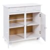 Kommode Lovi weiß lackiert B/H/T: ca. 88x87x43 cm Kommode Lovi weiß lackiert B/H/T: ca. 88x87x43 cm – Bild 3