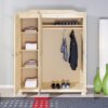 Kleiderschrank Bern natur B/H/T: ca. 150x180x56 cm – Bild 4