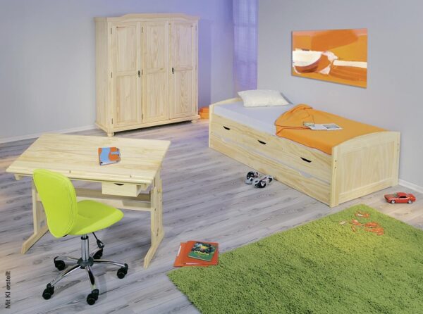 Kleiderschrank Bern natur B/H/T: ca. 150x180x56 cm – Bild 5