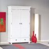 Kleiderschrank Danz weiß B/H/T: ca. 116x199x57 cm – Bild 4