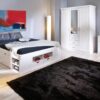 Kleiderschrank Geraldo weiß B/H/T: ca. 140x190x55 cm – Bild 3