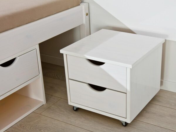 Funktionsbett Till weiß Liegefläche B/L: ca. 180x200 cm – Bild 3